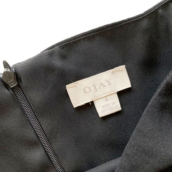 Ojay Australia Black 60s Inspired Half Sleeve Cocktail Party Mini Dress - Picture 7 of 7